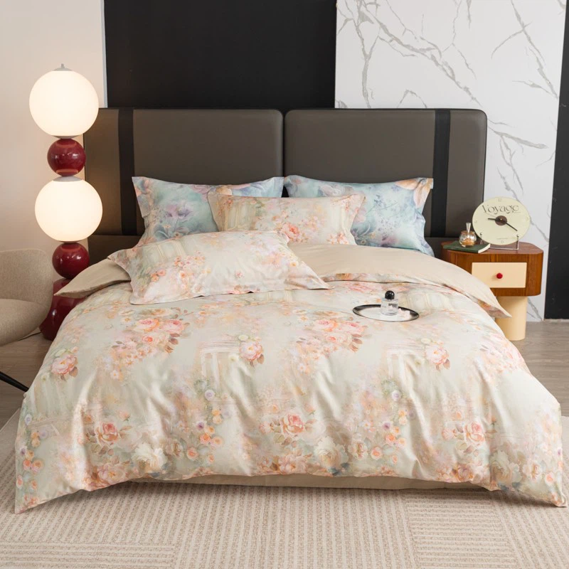 Printed Four-piece Bedding Set factory Printed Four-piece Bedding Set factory